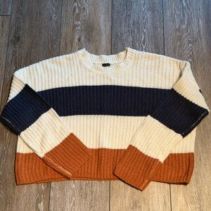Striped Knit Sweater